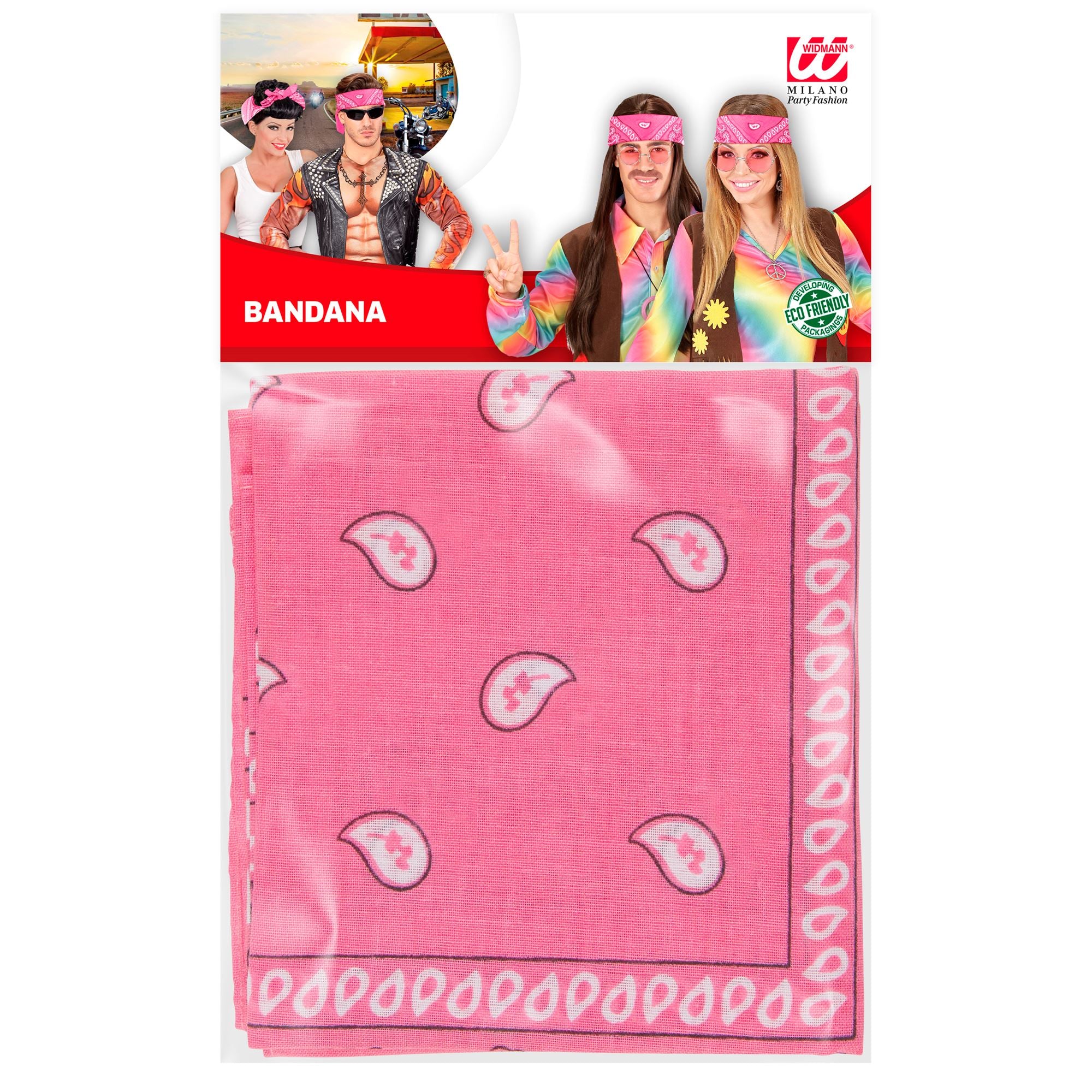 Bandana Rose / Bandana Fluo Rose / Bandana Rose Fluo / La Maison du Déguisement – Image 4