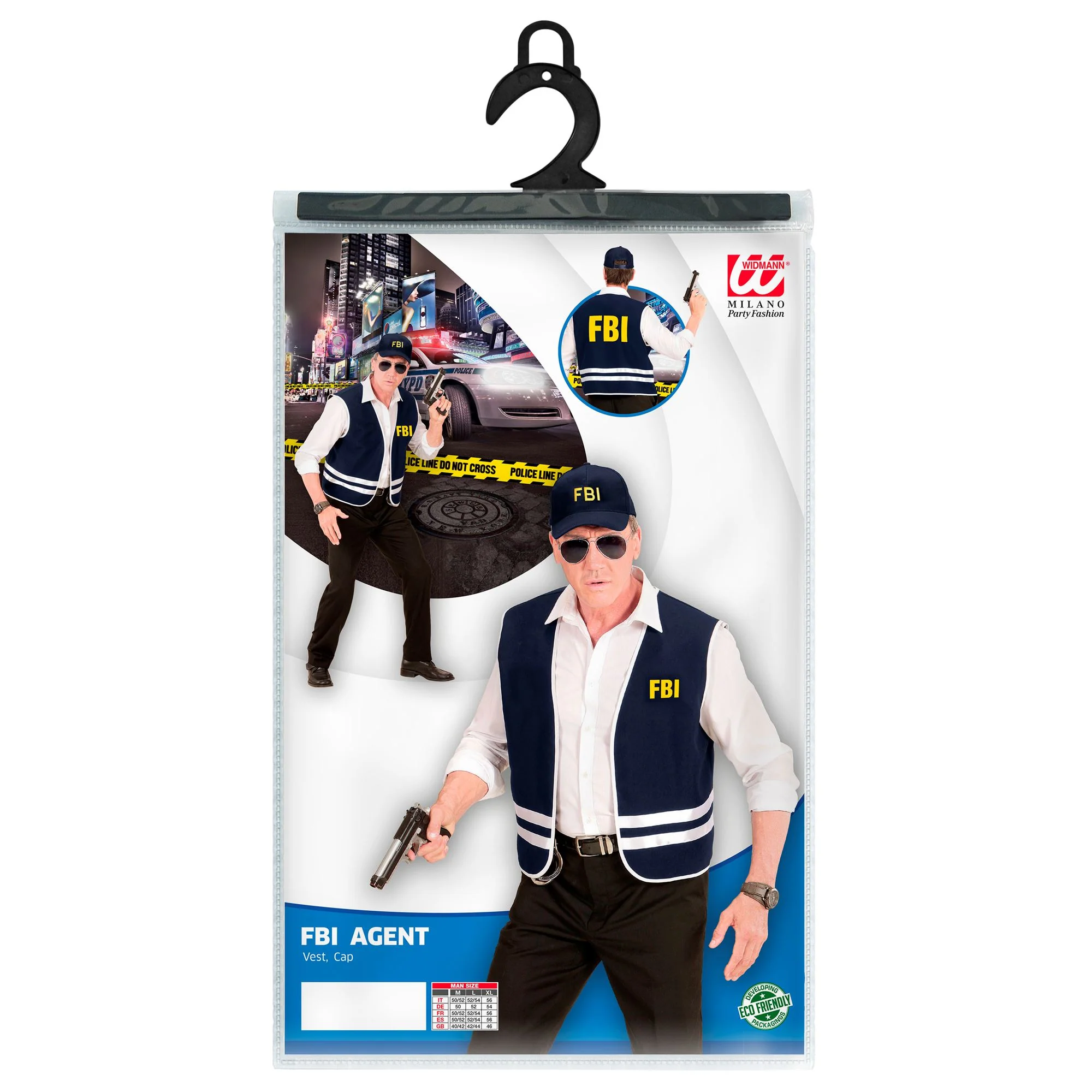 Déguisement Kit De Police FBI / Costume Set FBI / Agent Gilet et casquette FBI / la Maison Du Déguisement – Image 5