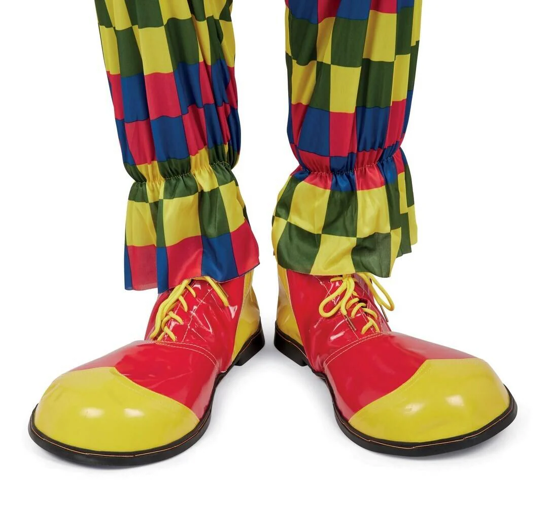 Chaussures Clown Luxe / Chaussures de Clown Rouges et Jaunes Luxe / La Maison Du Déguisement – Image 4