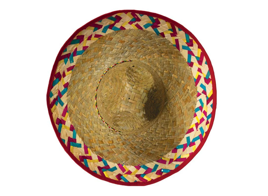 Sombrero paille naturelle / Sombrero en Paille Mexicain / La Maison du Déguisement – Image 3