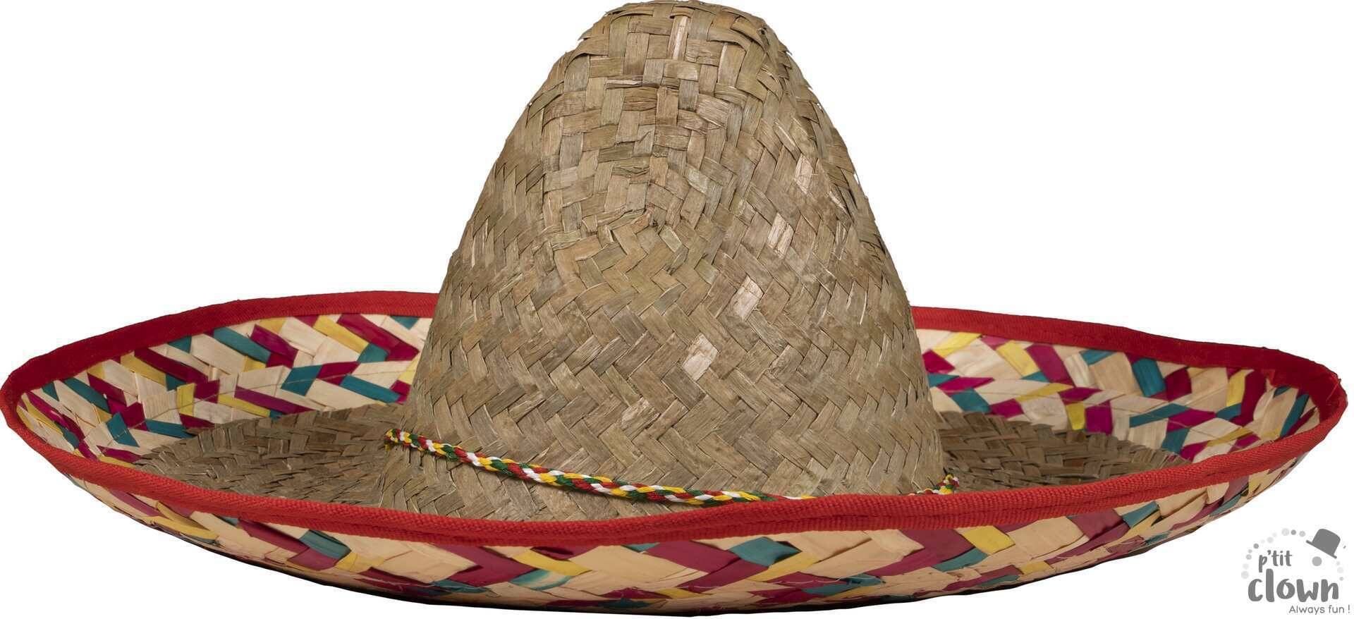 Sombrero paille naturelle / Sombrero en Paille Mexicain / La Maison du Déguisement – Image 4