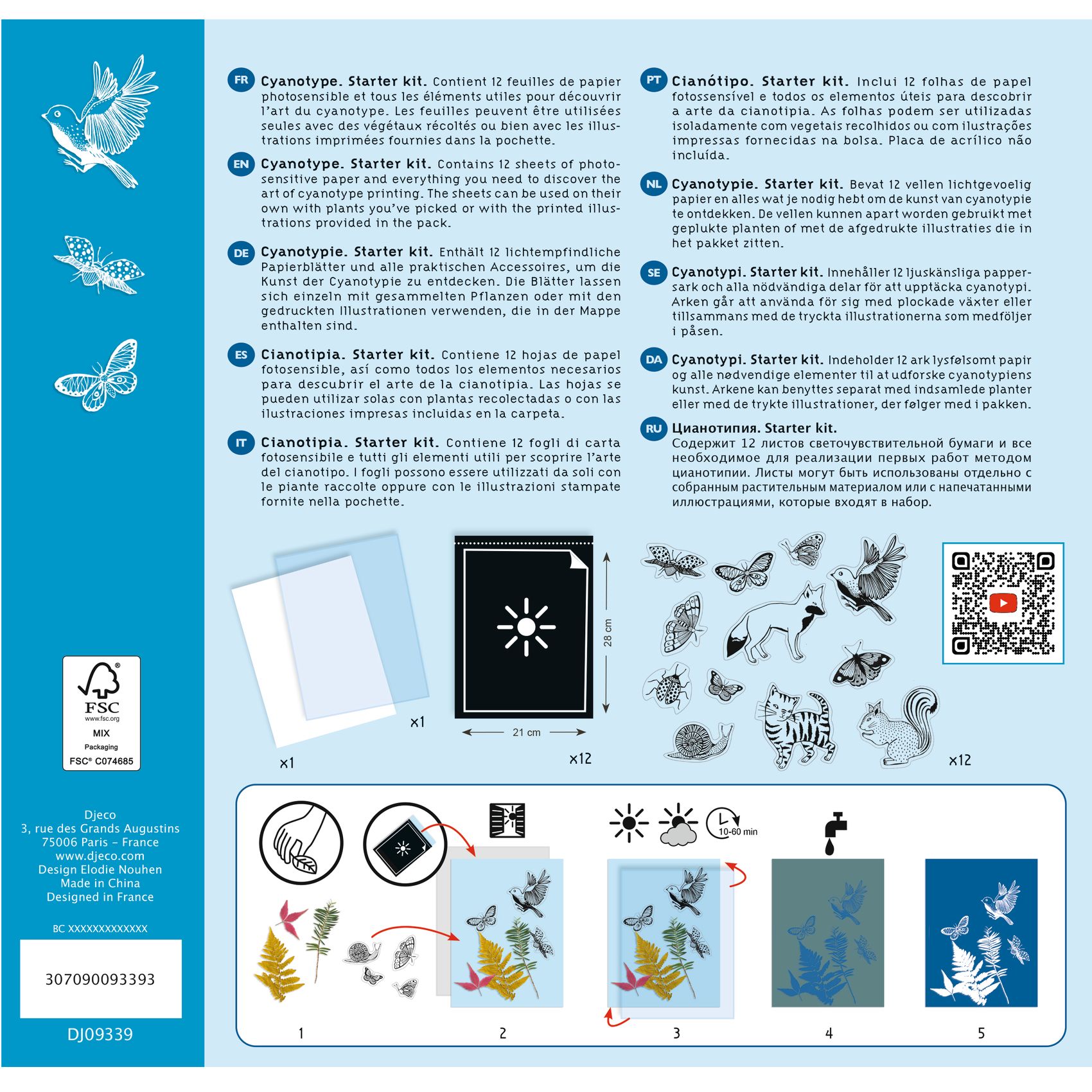 Cyanotype – Starter Kit – Djeco – Image 4