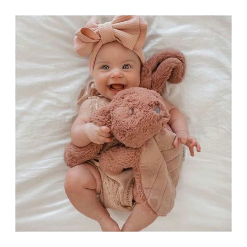Doudou peluche lapin – Caramel – Image 2
