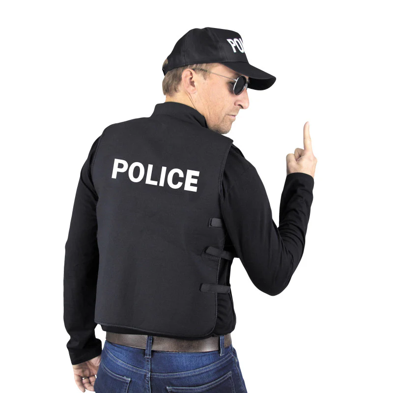 Déguisement Gilet pare balles Police / Costume Gilet Pare-Balles Policière / Gilet Police / La Maison Du Déguisement – Image 3