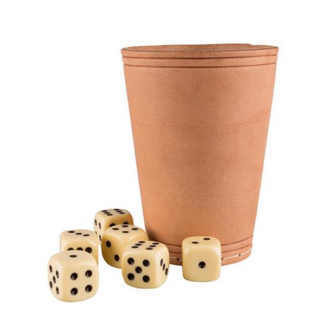 Gobelet en Cuir pour Dés – Image 3