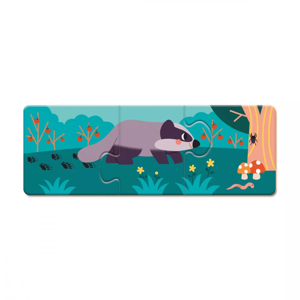 Puzzle Animaux Les Empreintes – Partenariat WWF® – Janod – Image 8