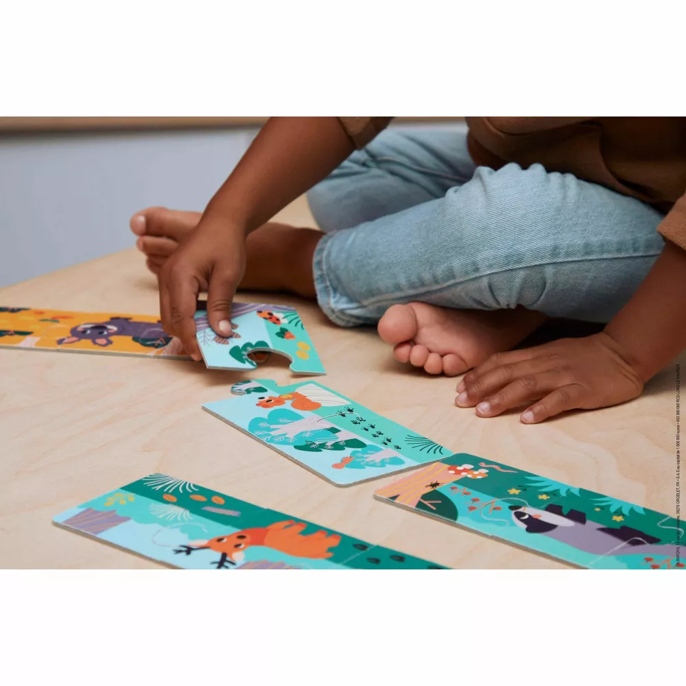 Puzzle Animaux Les Empreintes – Partenariat WWF® – Janod – Image 3